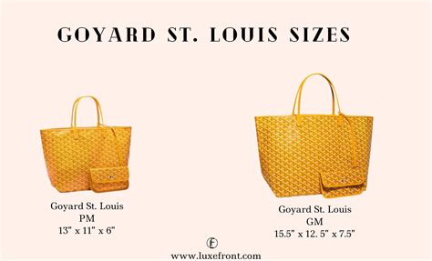 goyard prezzo|goyard bag dimensions.